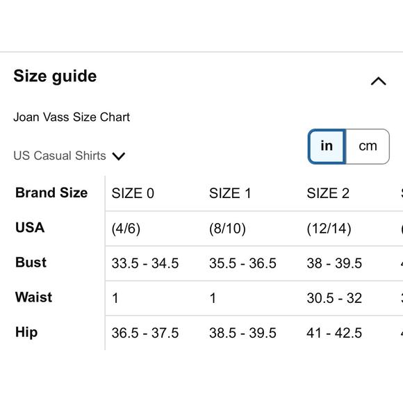 JOAN VASS Tunic Top Size 2 (US 12/14) Black NWT Stretch Long Sleeve Scoop Neck - Picture 7 of 12